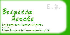 brigitta herche business card